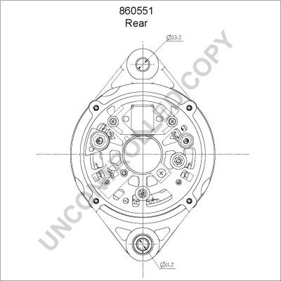 Alternator 3986429 VAG